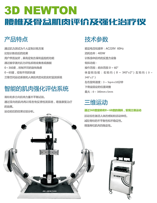 腰椎及骨盆肌肉評測強(qiáng)化系統(tǒng)